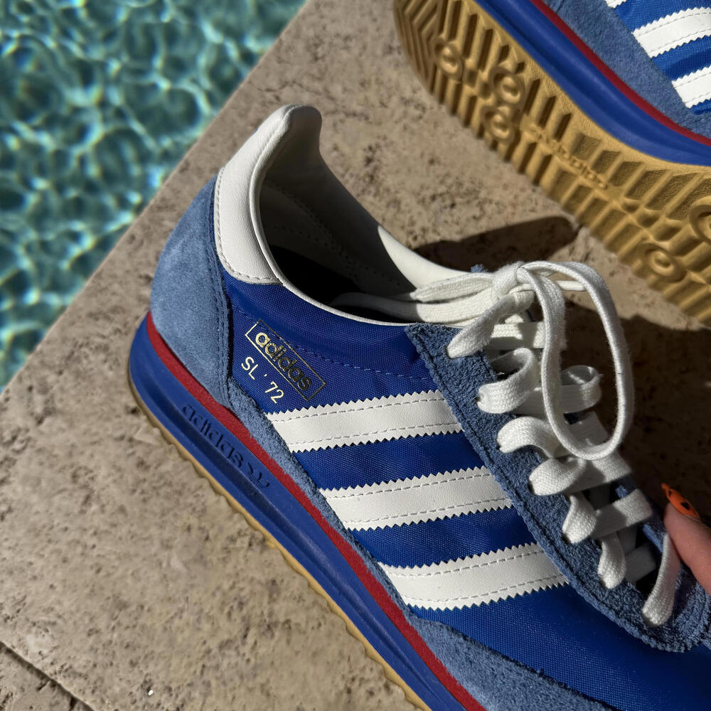 Adidas SL 72 Sneakers Blue White Unisex (8.5 Men's or 10 Women's) - Picture 2 of 8